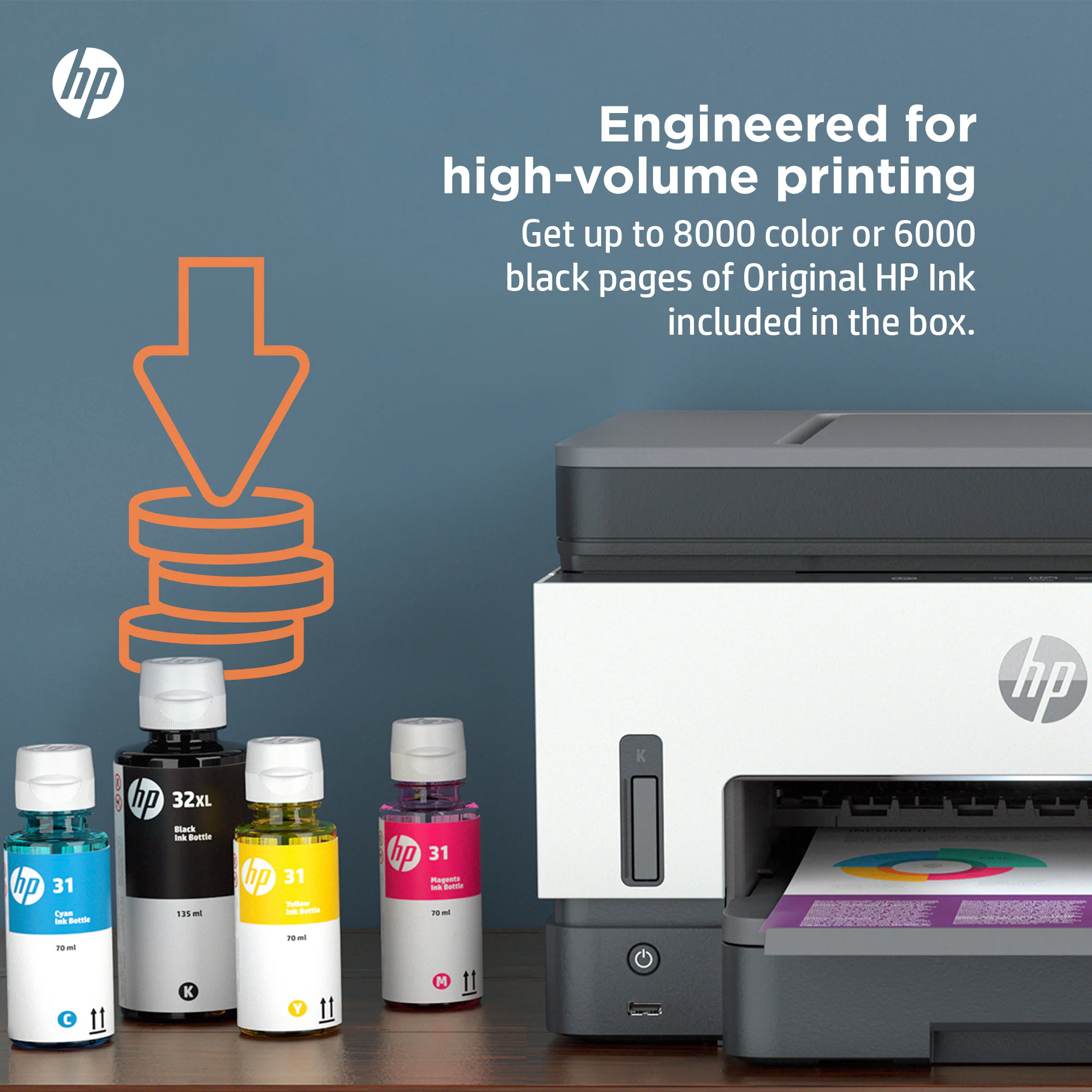 HP Smart Tank 7602 All-in-One Printer view 5